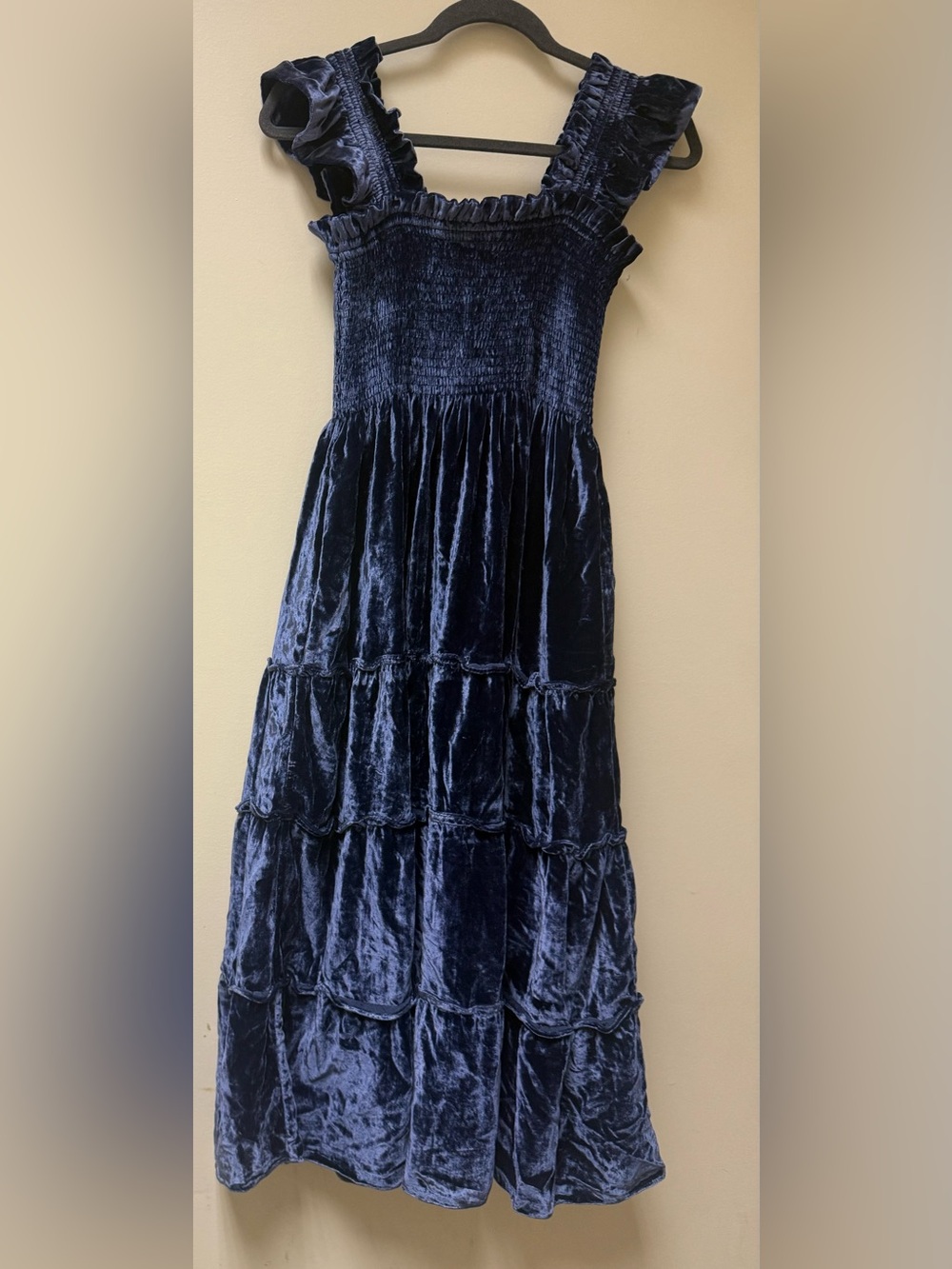 NWT; Hill House Home Ellie Nap Dress Navy Velvet 🌻 - Picture 3 of 8